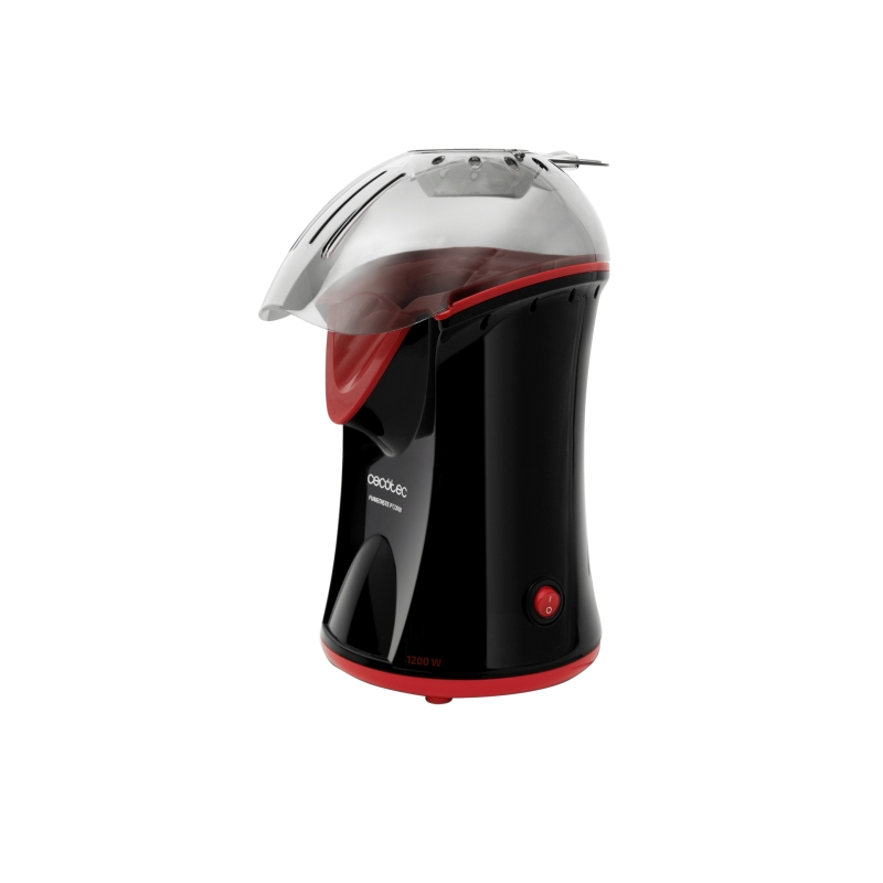 Machine à pop-corn électrique Cecotec noir rouge