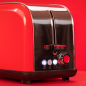 Grille-pain double Cecotec Toastin' Time 850 rouge Grille-pain double Cecotec Toastin' Time 850 rouge