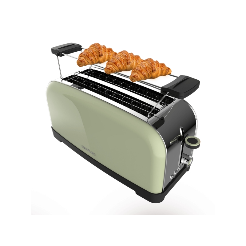 Grille-pain double fente Cecotec Toastin' Time menthe
