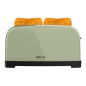 Grille-pain double fente Cecotec Toastin' Time menthe