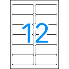 ✅ Apli Étiquettes blanches résistantes aux intempéries 99,1 x 42,3 mm 20 feuilles couleur Blanc en stock