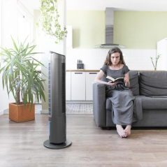 Refroidisseur d air tour noir