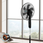 Ventilateur sur pied Cecotec EnergySilence 610 noir 45 cm