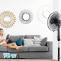 Ventilateur sur pied Cecotec 45 cm noir 70 W