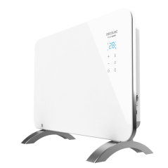 Convecteur blanc verre trempé 1000W