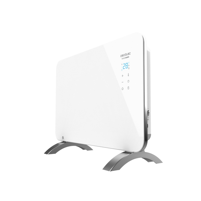 Convecteur chauffant verre trempé Cecotec 1000W blanc Convecteur chauffant verre trempé Cecotec 1000W blanc