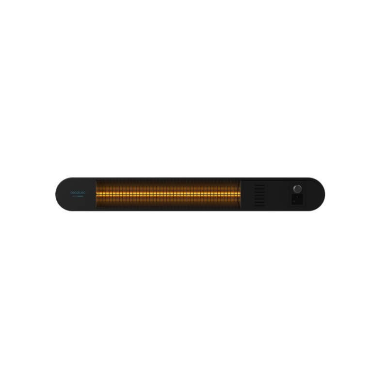 Radiateur halogène extérieur mural Cecotec 2000W noir IP55