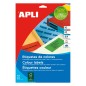 Apli Étiquettes permanentes jaunes 99,1 x 38,1 mm 20 feuilles