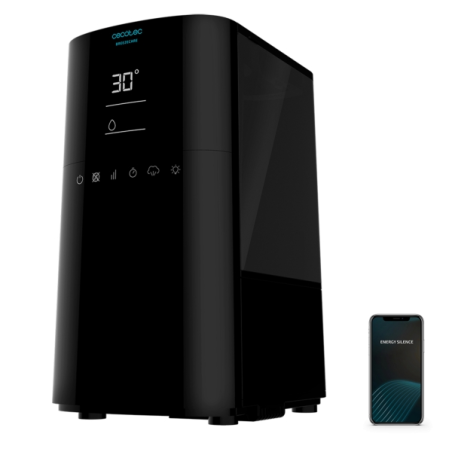 Humidificateur d’air noir connecté WiFi