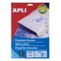 Etiquettes Blanches Apli Permanentes Ø 30.0mm 25 Feuilles