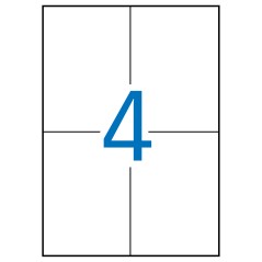 ✅ Apli Étiquettes permanentes bleues 105,0 x 148,0 mm 20 feuilles couleur bleu en stock