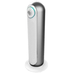 chauffage céramique blanc argent