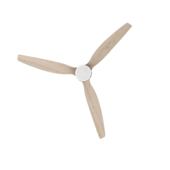 Ventilateur de plafond blanc bois