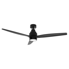 Ventilateur de plafond noir 132 cm