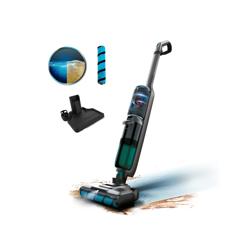 Balai-serpillère électrique Cecotec FreeGo noir/bleu Balai-serpillère électrique Cecotec FreeGo noir/bleu