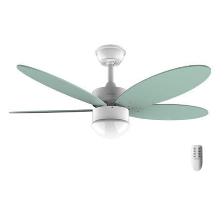 Ventilateur de plafond menthe LED