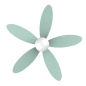 Ventilateur de plafond Cecotec Aero 4260 LED menthe
