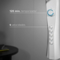 Ventilateur sur pied Cecotec EnergySilence 520 Power blanc 40 cm