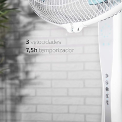 Ventilateur sur pied Cecotec EnergySilence 530 blanc 40 cm