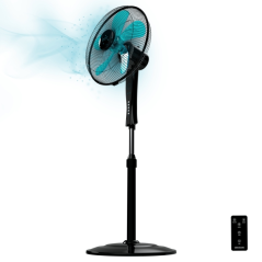 ventilateur sur pied noir 40 cm