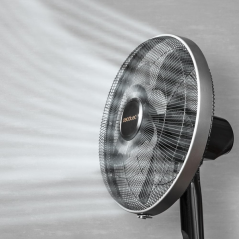 Ventilateur sur pied noir 40 cm