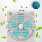 Ventilateur sur pied Cecotec EnergySilence 6000 blanc Ventilateur sur pied Cecotec EnergySilence 6000 blanc