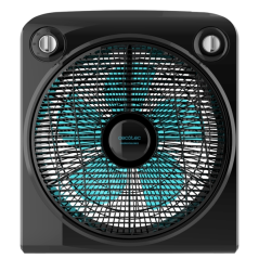 Ventilateur sur pied noir