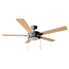 Ventilateur de plafond noir LED