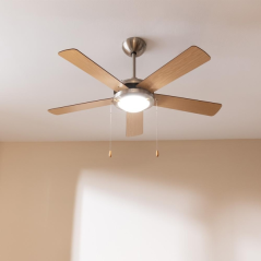Ventilateur de plafond noir LED