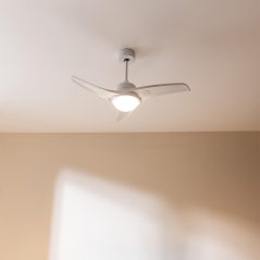 ventilateur de plafond blanc