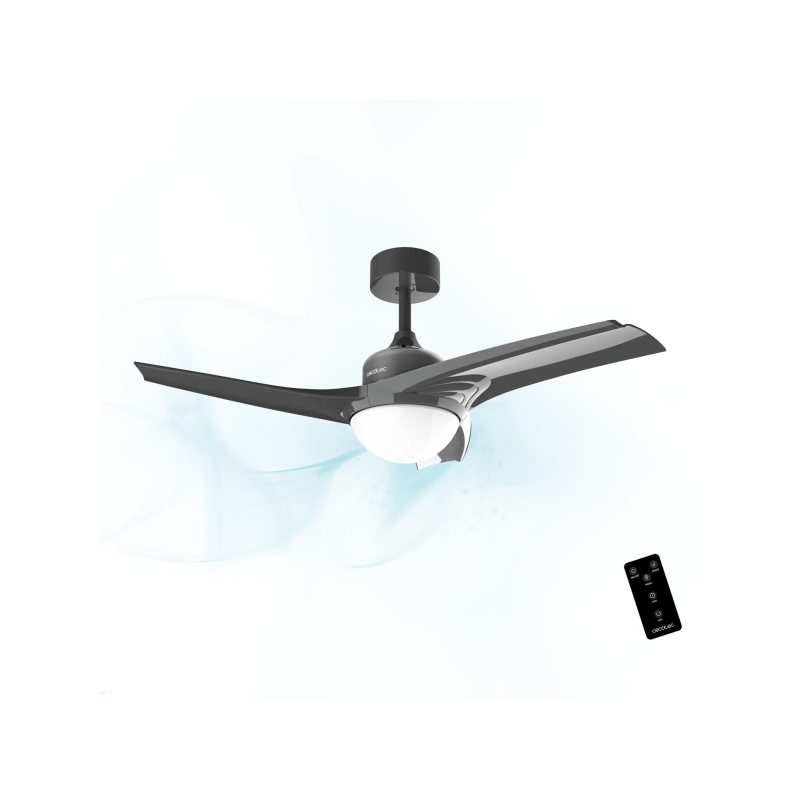 Ventilateur de plafond Cecotec EnergySilence 107 cm noir LED