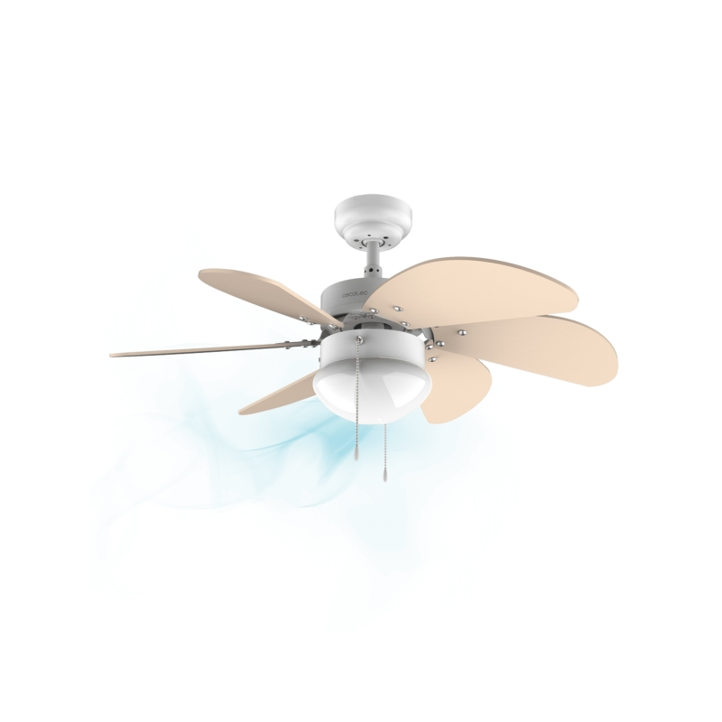 Ventilateur de plafond Cecotec EnergySilence 92 cm jaune pastel