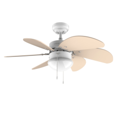 Ventilateur de plafond Cecotec EnergySilence 92 cm jaune pastel