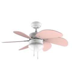 Ventilateur de plafond Cecotec EnergySilence 91 cm, rose pastel
