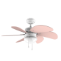 Ventilateur de plafond Cecotec EnergySilence 91 cm, rose pastel Ventilateur de plafond Cecotec EnergySilence 91 cm, rose pastel