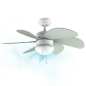 Ventilateur de plafond Cecotec EnergySilence 92 cm Menthe