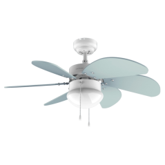 Ventilateur de plafond Cecotec EnergySilence bleu clair
