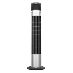 Ventilateur tour noir argent