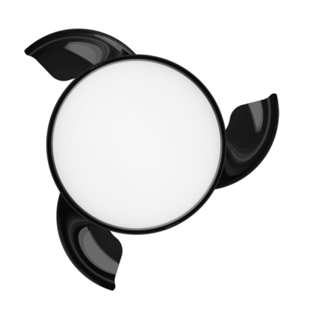 Ventilateur plafond invisible Cecotec noir 40W éclairage