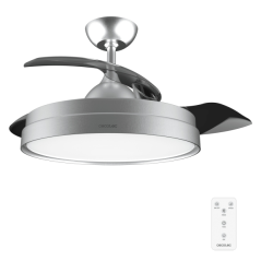 Ventilateur plafond gris invisible