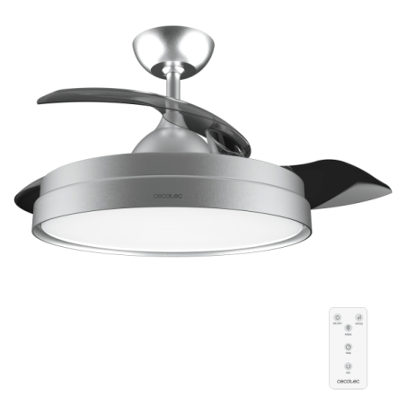 Ventilateur plafond gris invisible
