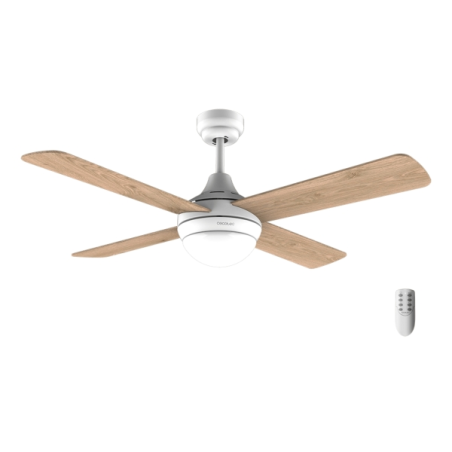 Ventilateur de plafond acier 107 cm