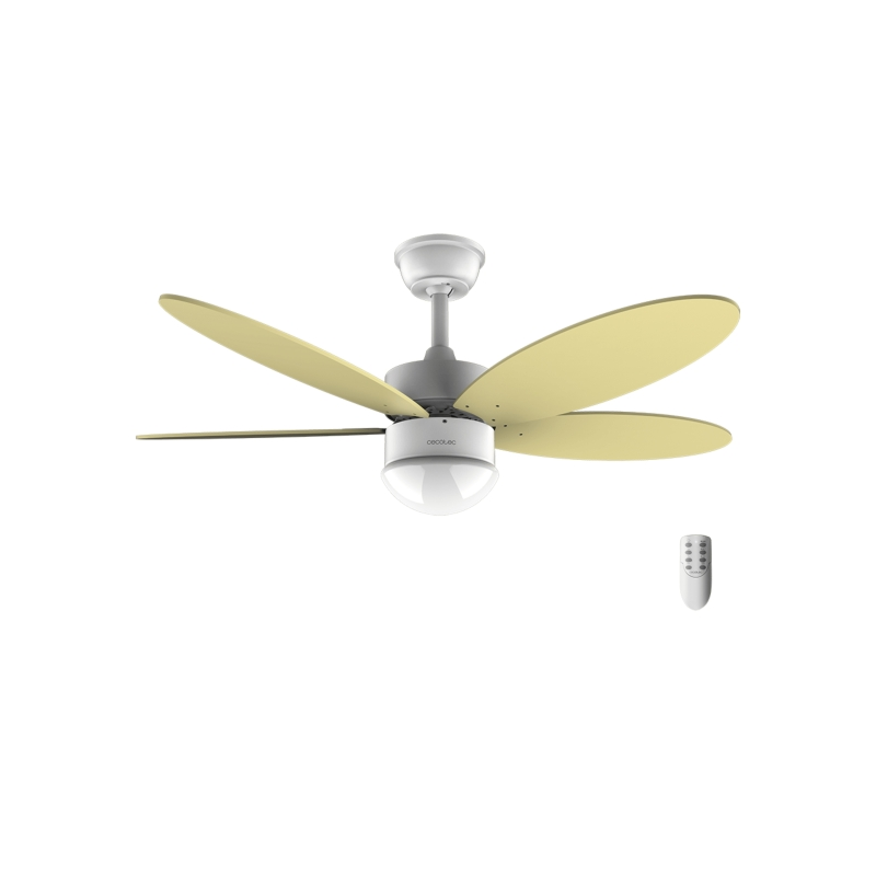 Ventilateur de plafond Cecotec EnergySilence 107 cm jaune