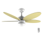 Ventilateur de plafond Cecotec EnergySilence 107 cm jaune