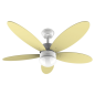 Ventilateur de plafond Cecotec EnergySilence 107 cm jaune