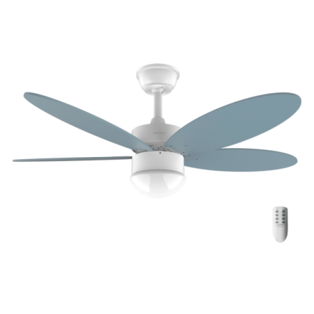 Ventilateur de plafond bleu LED
