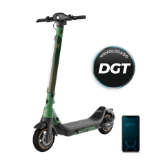 Trottinette électrique noire verte