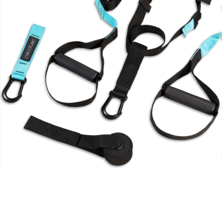 Sangles de suspension Cecotec DrumFit TST noir/bleu 200 kg