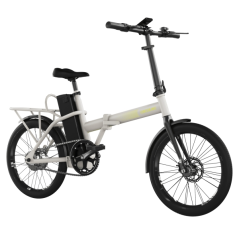 vélo électrique pliant blanc