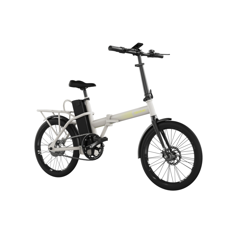 Vélo électrique pliant 20 Cecotec blanc 270 Wh Vélo électrique pliant 20 Cecotec blanc 270 Wh
